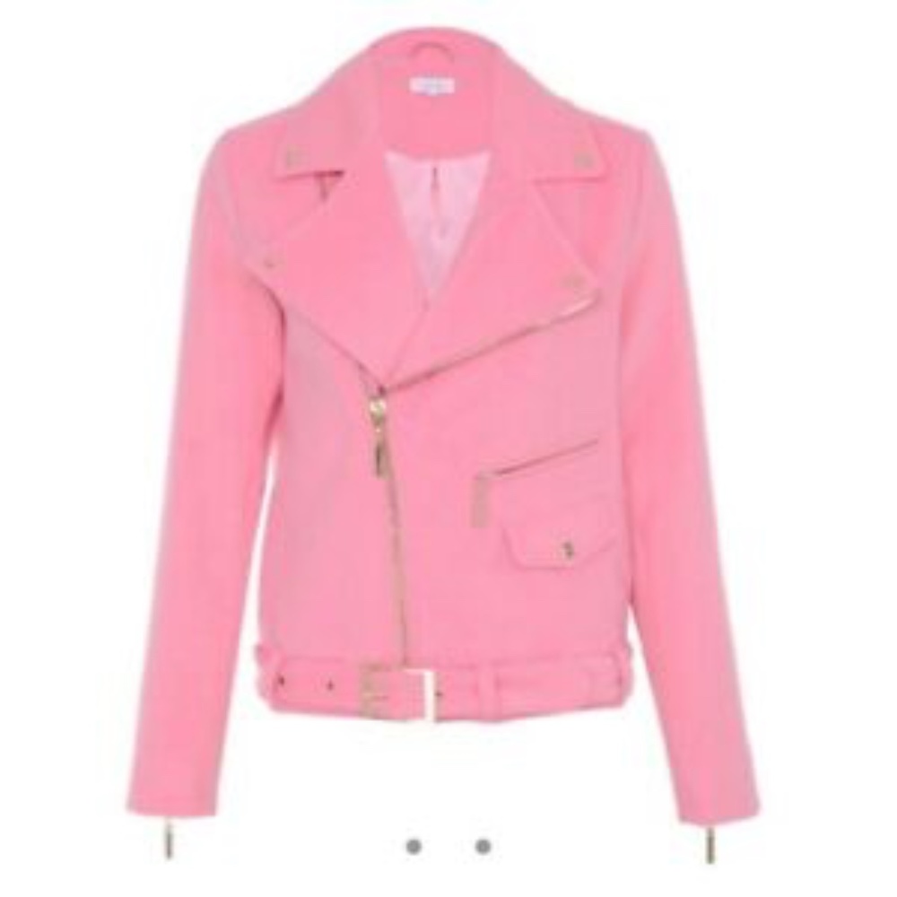 Mistress Rocks Pink Biker Jacket